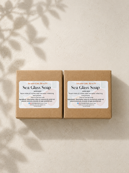 Seven Mile Beach Sea Glass Bar Soap